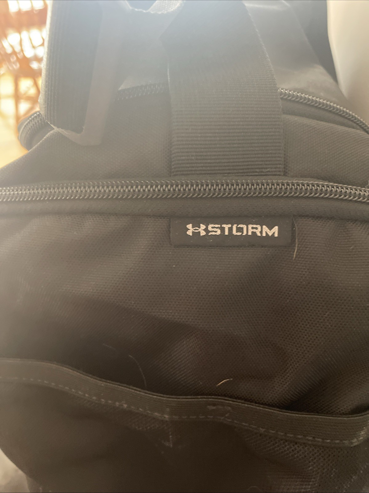 Under Armour Undeniable Duffel Bag Black Storm Logo Medium