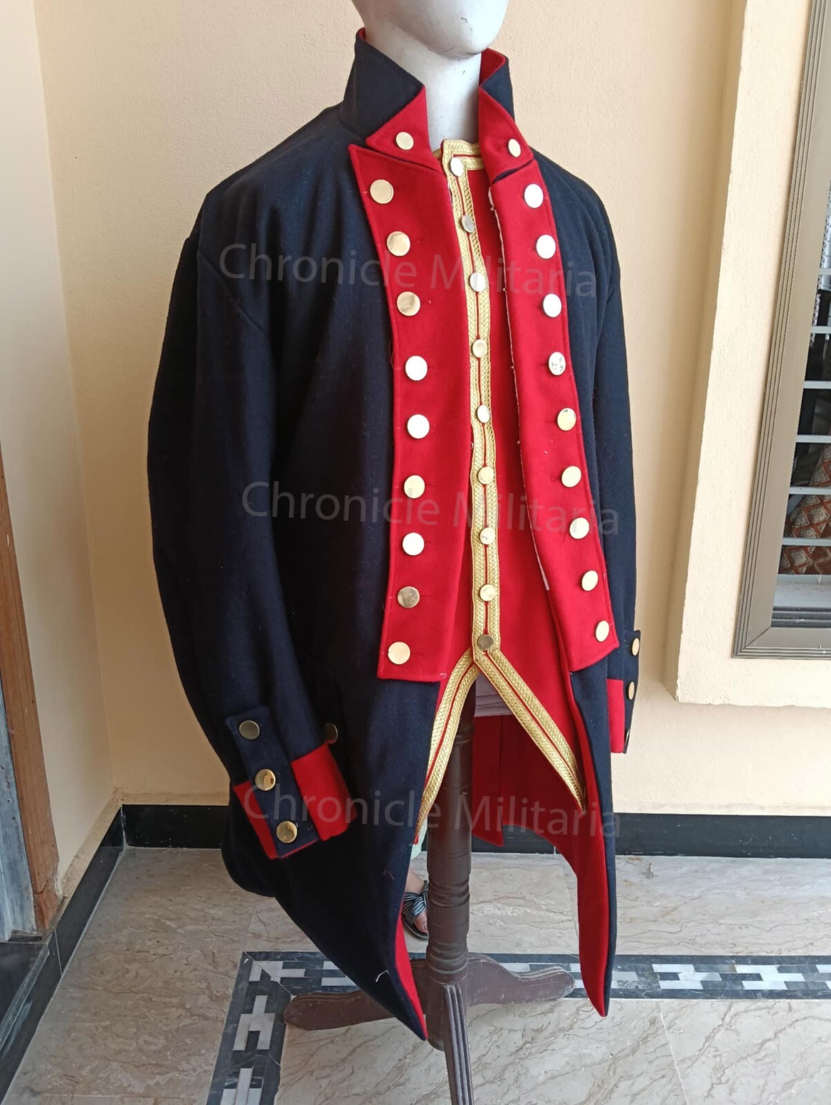 Revolutionary war Navy officer coat