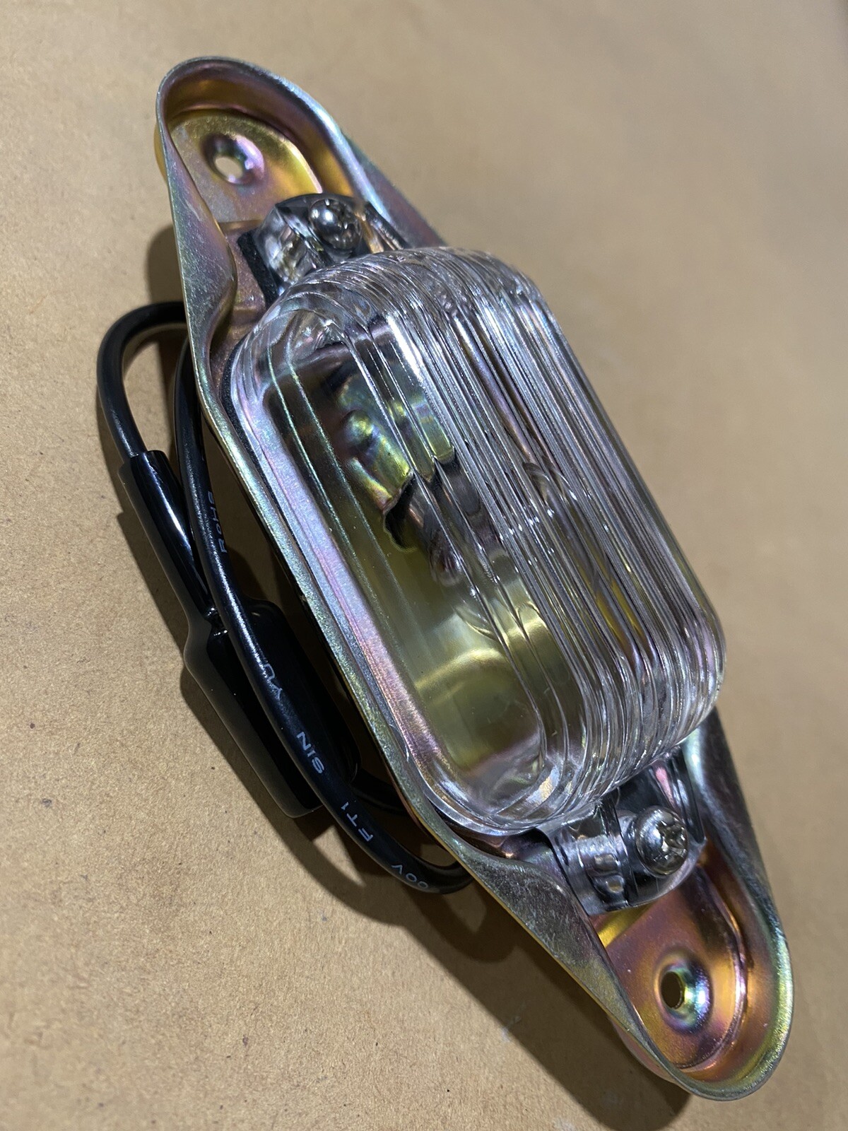 GM Truck License Plate Light Assembly, 1967-91 Chevy GMC C/K Series New