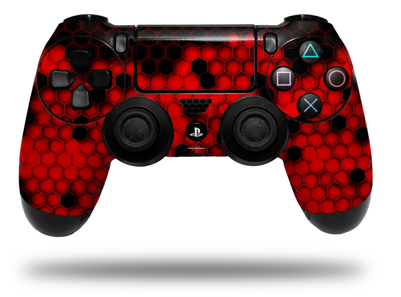 Skin for Playstation 4 Sony PS4 Controller HEX Red