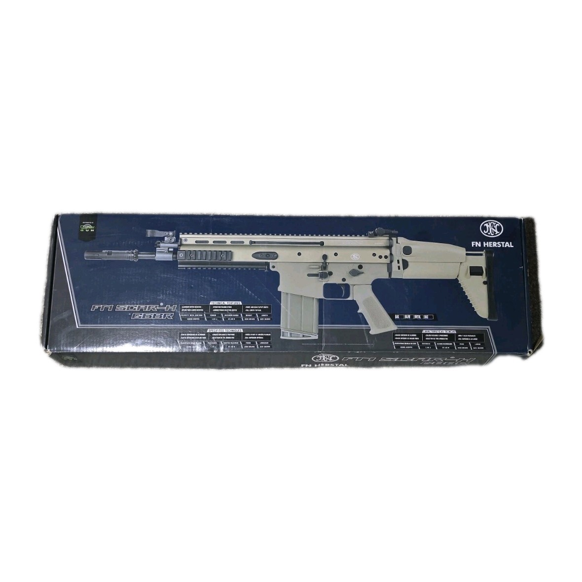 Cyber gun FN Hersal SCAR-H  GBBR Ambidextrous - WE SCAR-H Magazine.