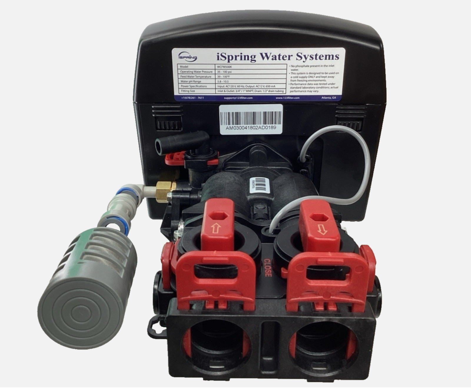 iSpring WCFM500K Central Whole House Water Filtration System Valve Assembly Only