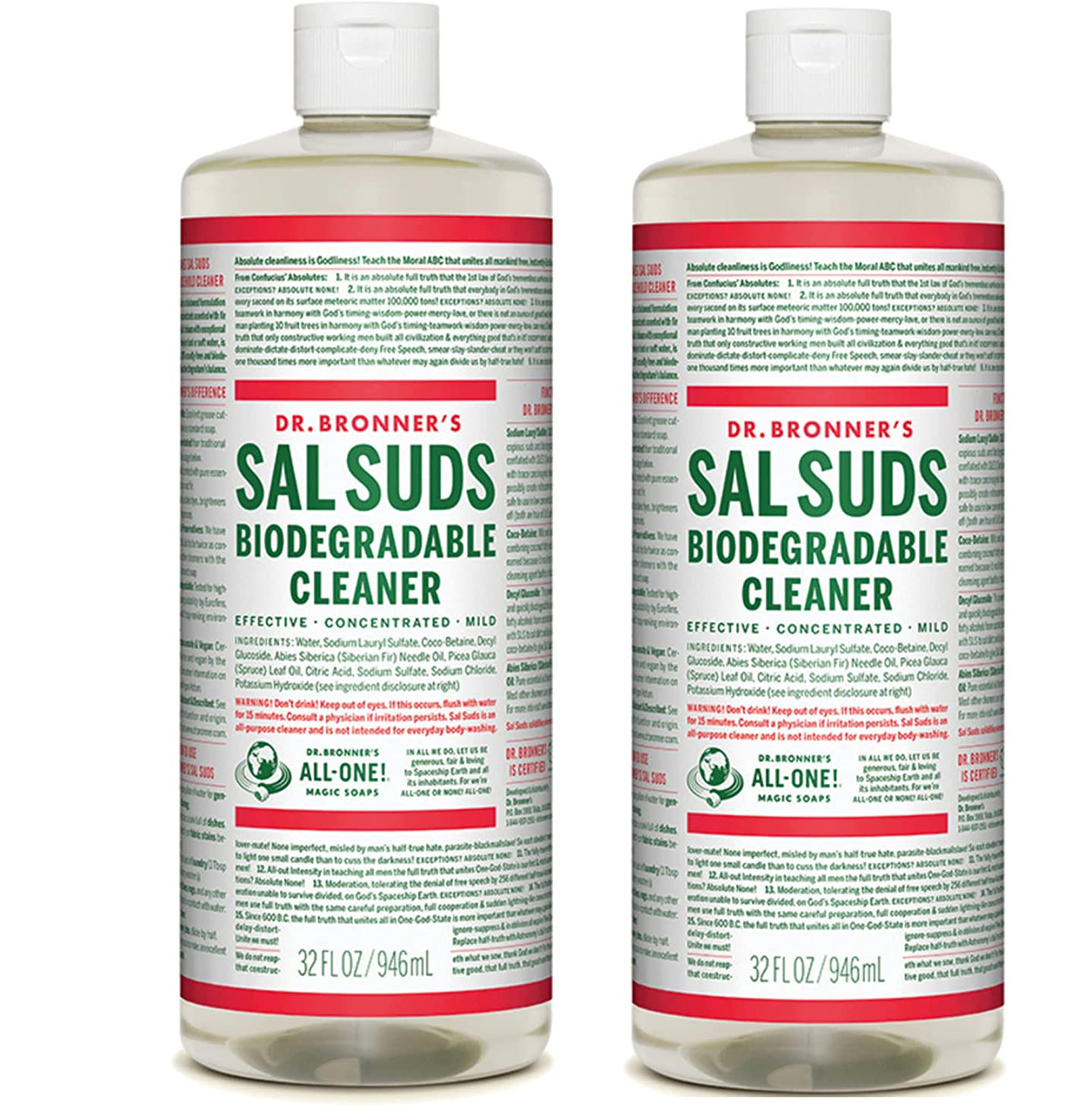 Dr. Bronner'S - Sal Suds Biodegradable Cleaner (32 Ounce) - ***2 PACK****