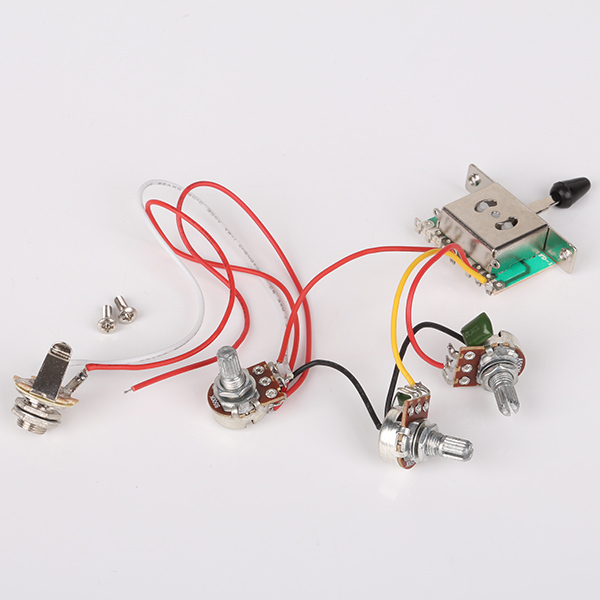 Circuit wiring harness 500k Pots For Electric guitars 3 single pickup