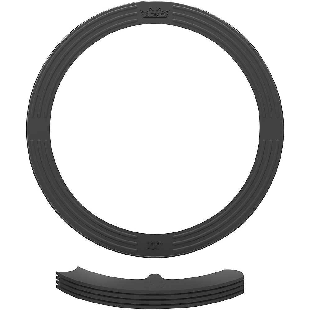 Remo External Sub Muff'l Bass Drum System 22 in. Black