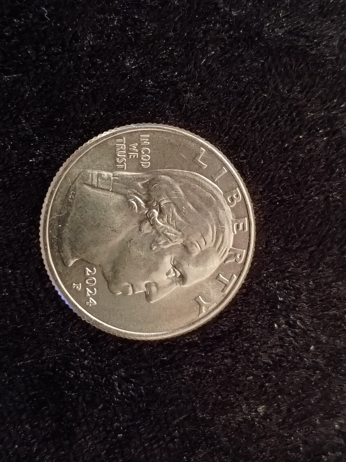 2024 D PATSY TAKEMOTO MINK QUARTER ERROR: "IN COD WE TRUST"