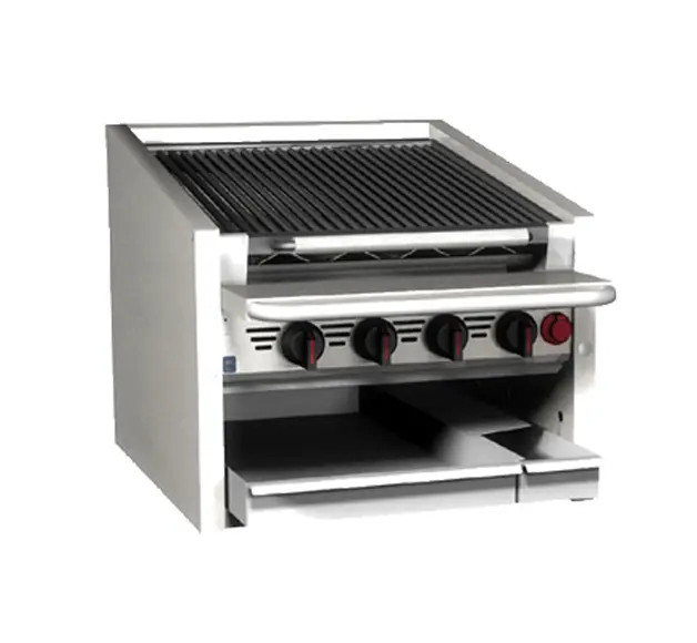 Magikitch'n CM-RMB-624 24" Countertop Radiant Gas Charbroiler