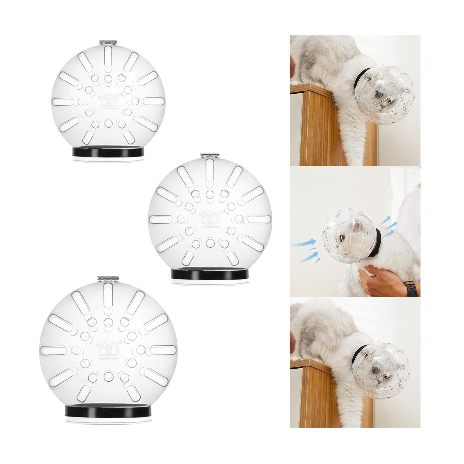 Cat Muzzle Protective Space Hood Adjustable Breathable Space Hood Mouth Cover