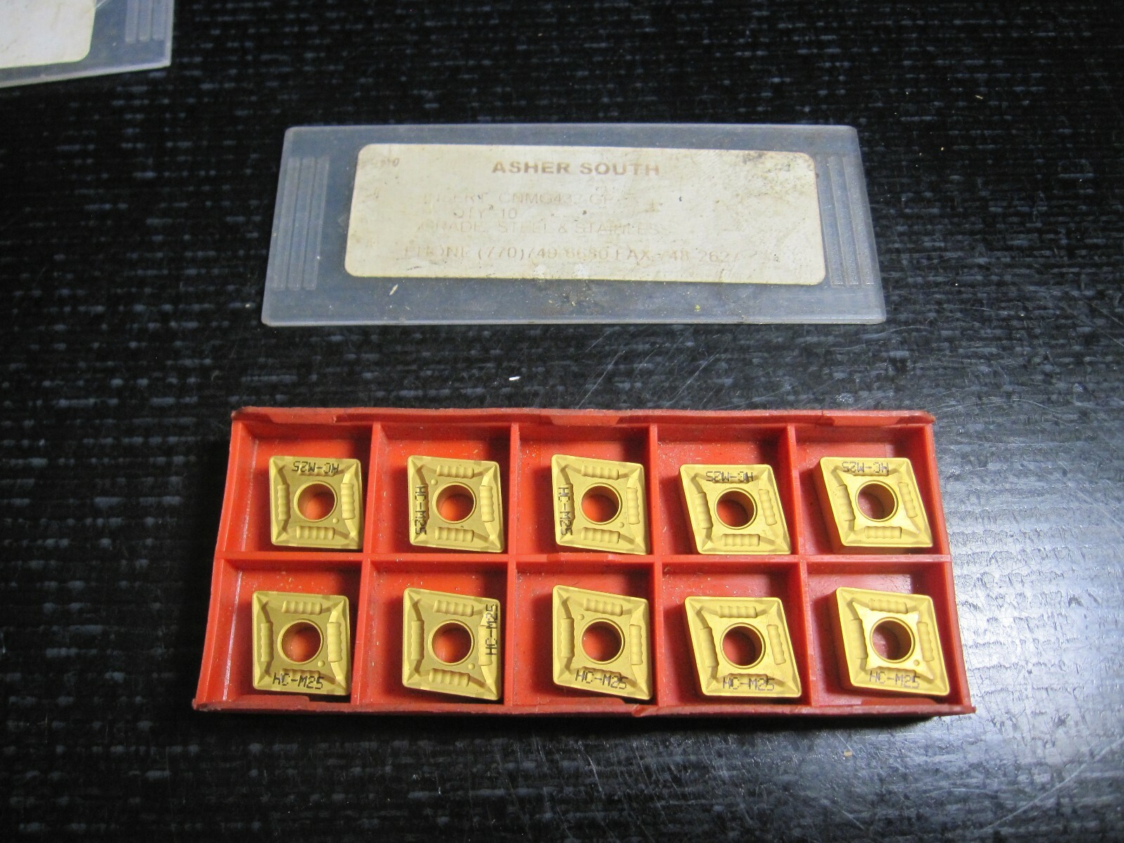 10 ASHER SOUTH CNMG 432 GP grade HC-M25 coated carbide milling inserts