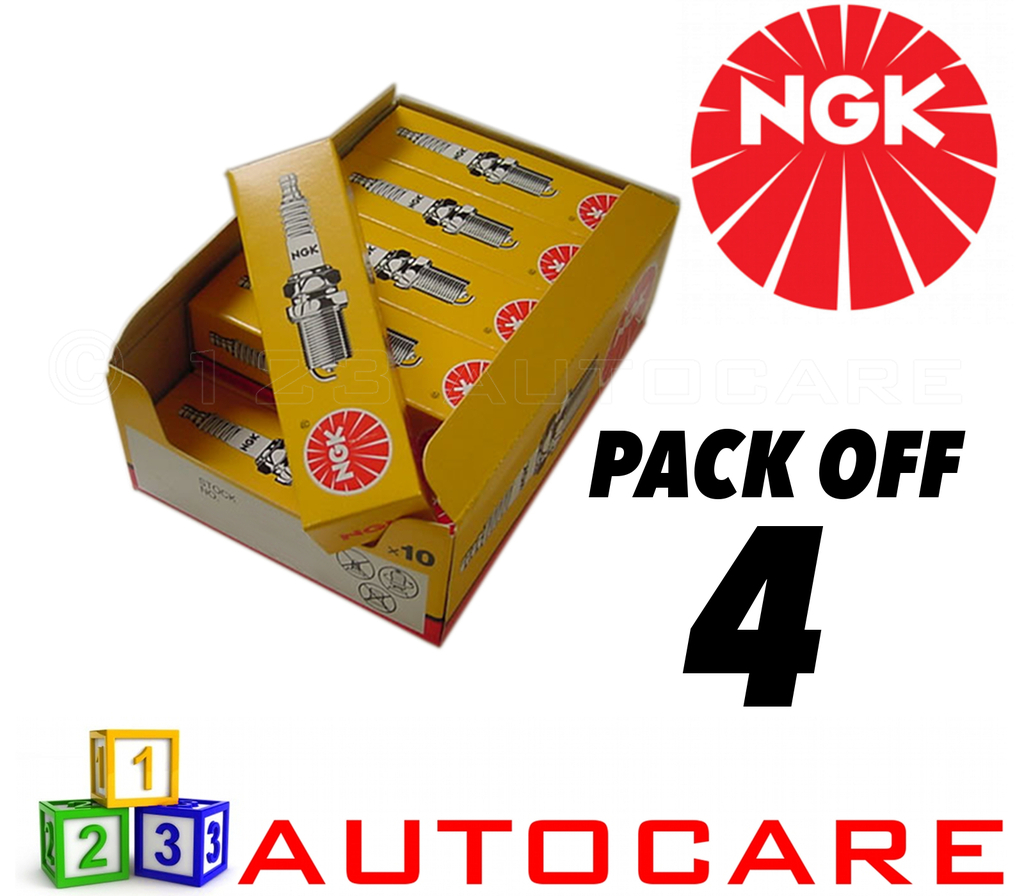 NGK Replacement Spark Plug set - 4 Pack - Part Number: BP6EFS No. 3812 4pk