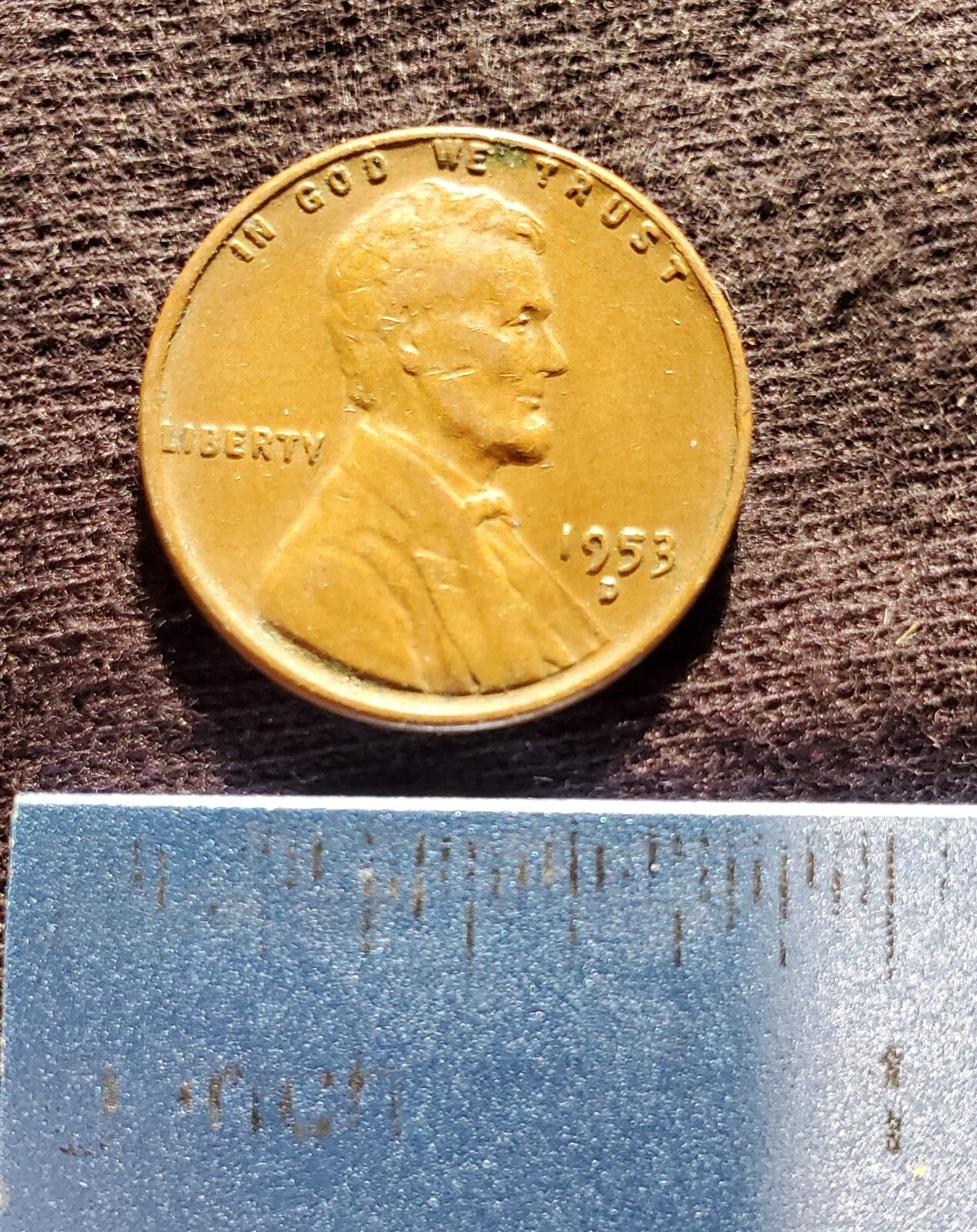 1953 D Lincoln Wheat Cent Penny