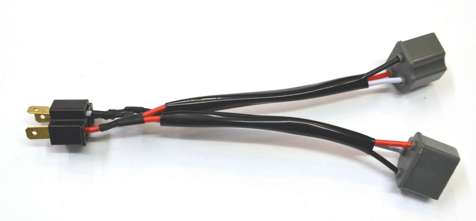 Splitter Wire Ceramic S 9003 HB2 H4 Two Harness Fog Light Adapter Replace Plug