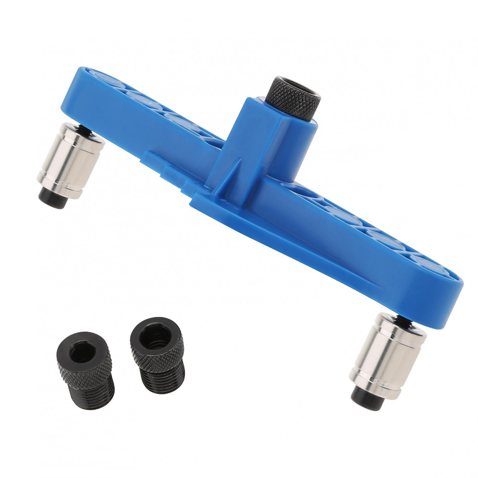 Blue 2 in 1 Dowel Jig Kit Self Centering Line Scriber Woodworking Tools