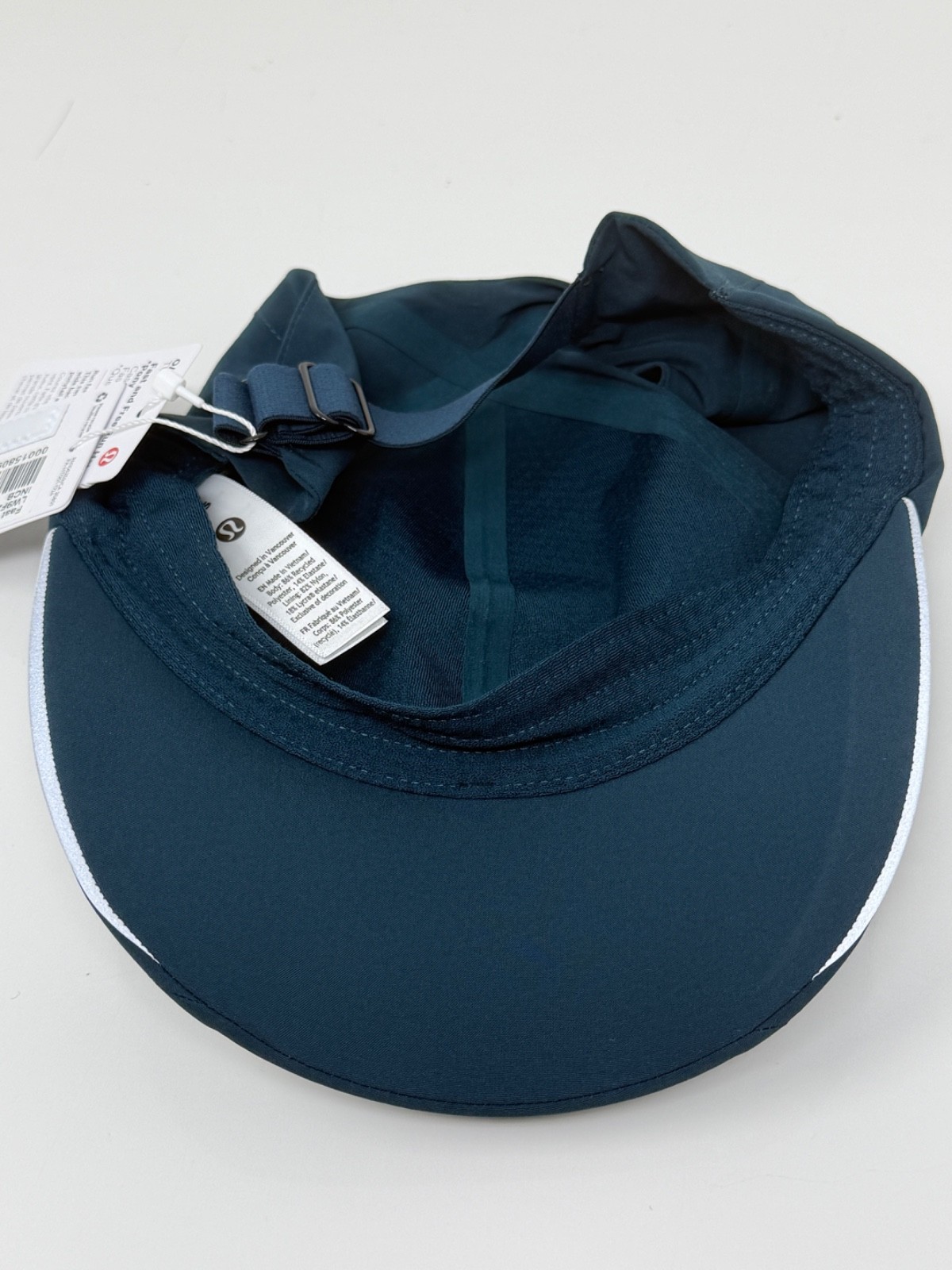 Lululemon Fast Free Womens Run Hat Pony Tail INCB Blue One Size New