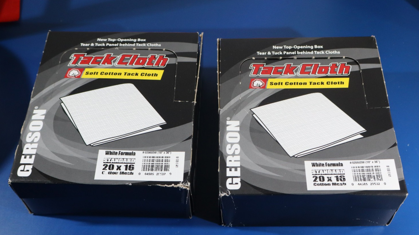 Tack Cloth GERSON 020002W 20 X 16 Cotton Mesh 2 Boxes of 12