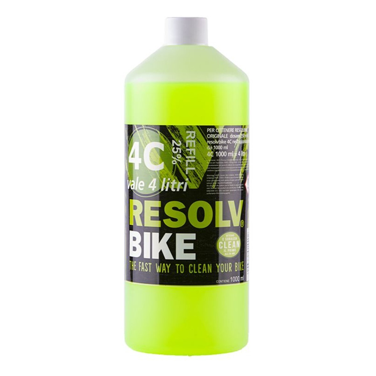 RESOLVBIKE 1011-8 RESOLVBIKECLEAN REFILL CLEANER 4C 1L FOR MOTORCYCLE WASHING