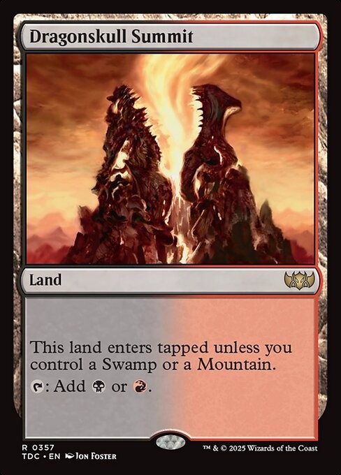 Dragonskull Summit 357 R Normal TDC MTG NM