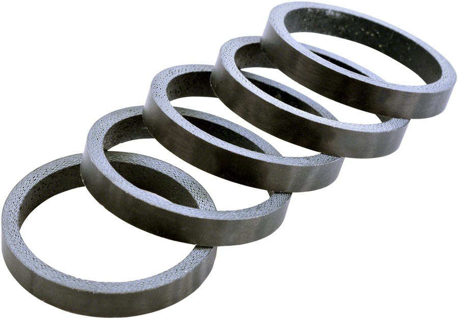 Carbon Spacer - Wheels Manufacturing Carbon Headset Spacer - 1-1/8", 5mm, Matte,