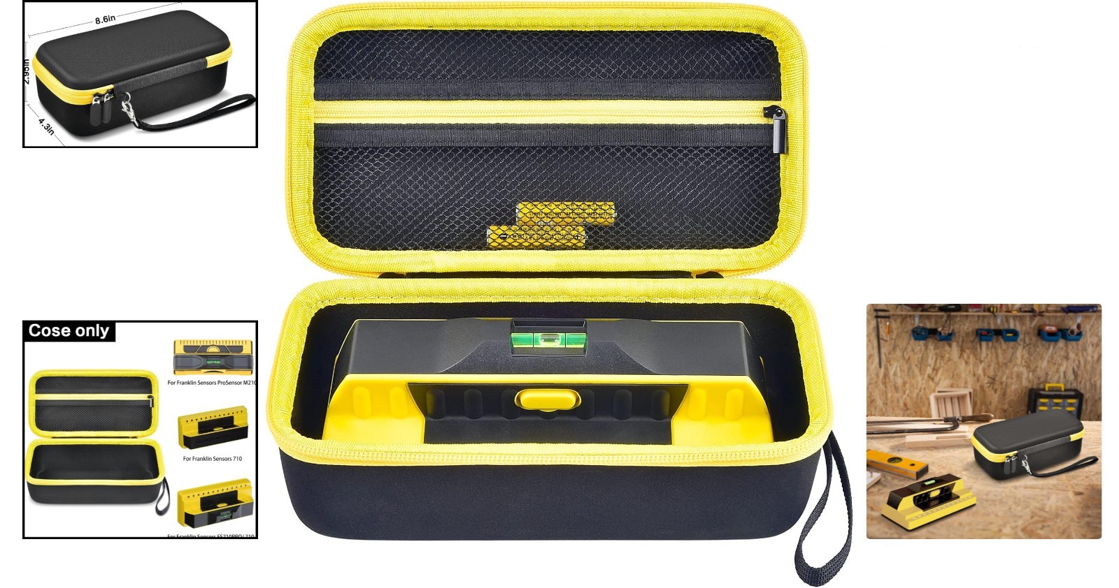 Durable EVA Case for Franklin Sensors ProSensor M210 | Organized Tool Storage