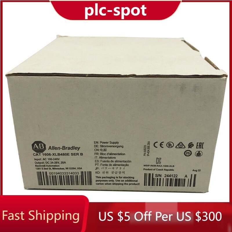 1606-XLB480E New AB Factory Sealed XLB Power Supply 480W 24VDC 20A