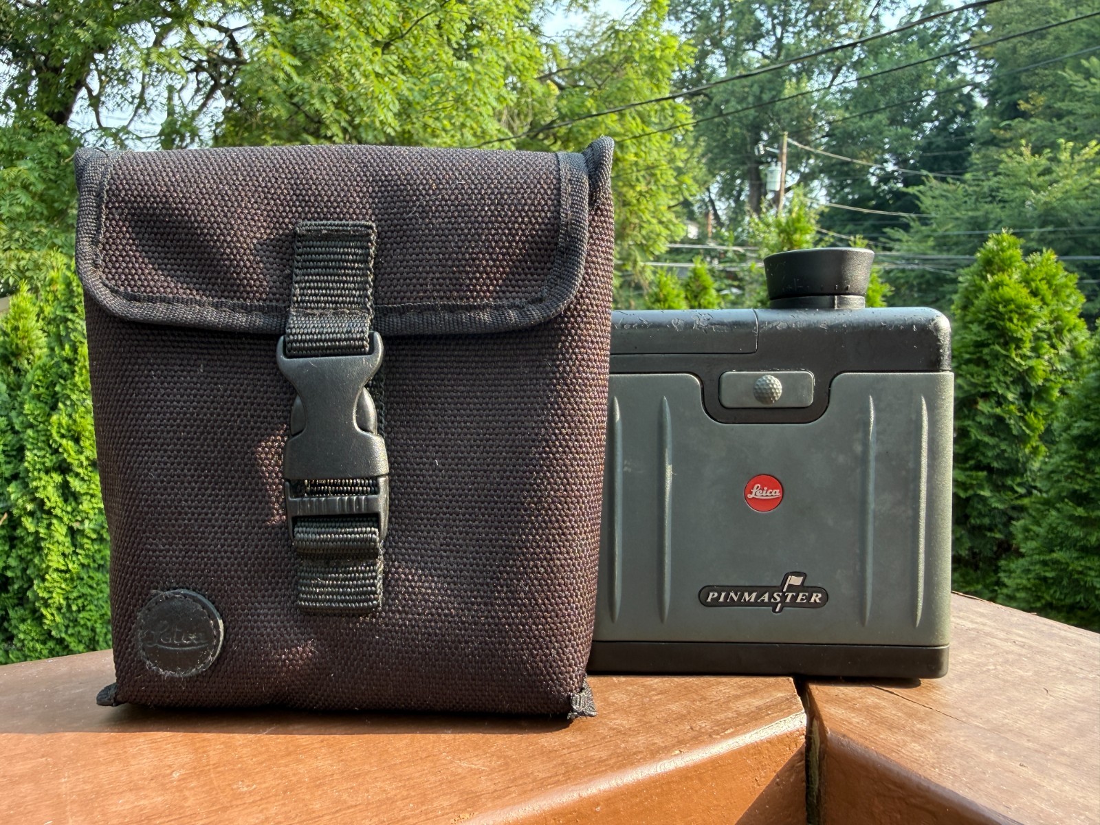 Leica Pinmaster Pro Golf Laser Rangefinder 1st Gen Tested Working 9V Distance
