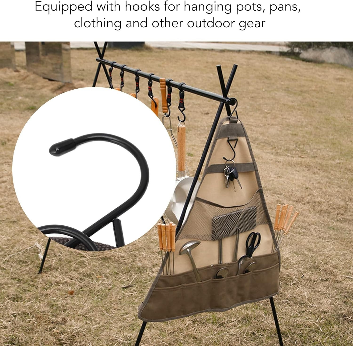 Multi-functional Camping Tableware Storage Bag Canvas