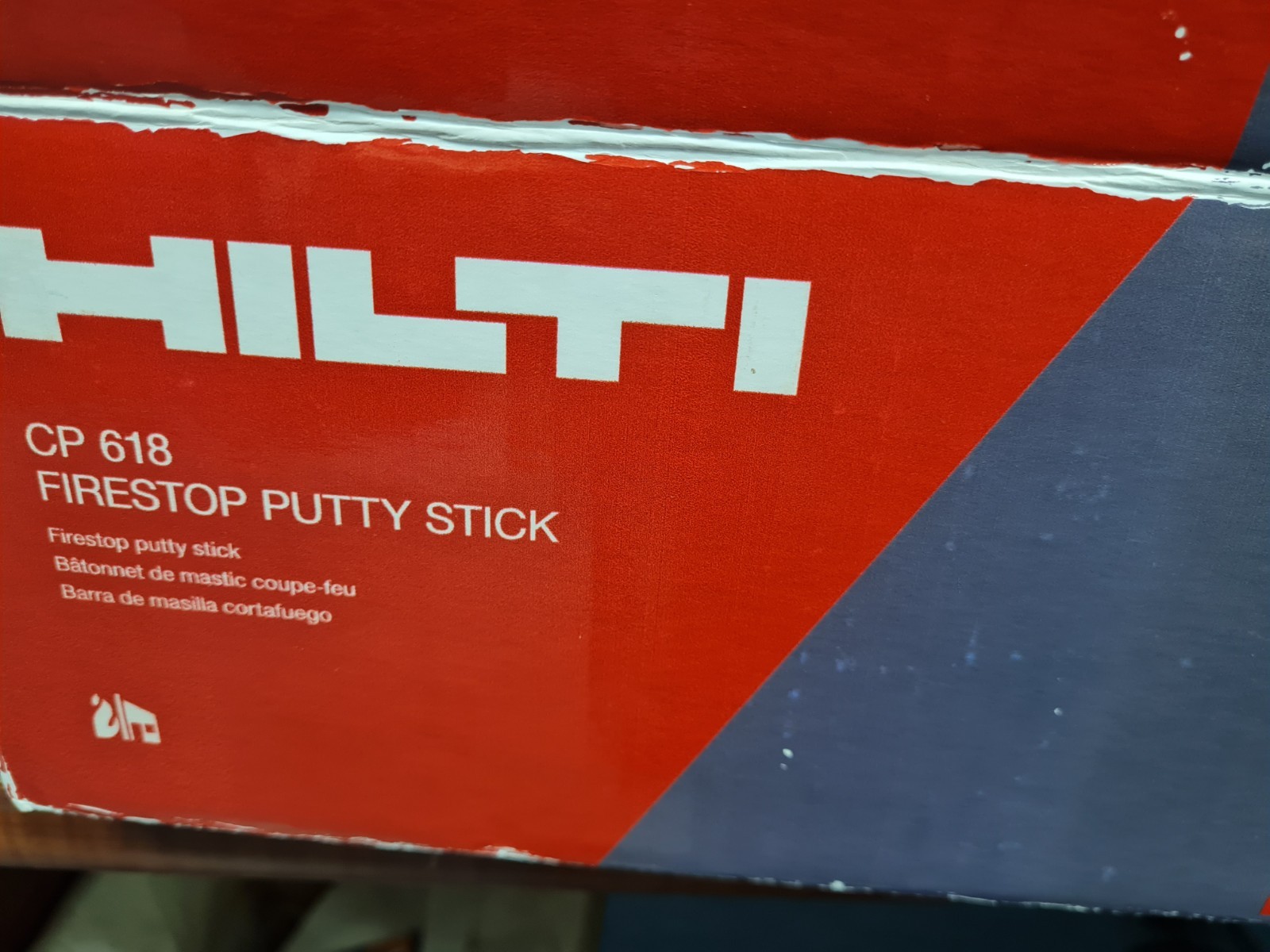 HILTI CP 618 FIRESTOP PUTTY STICK 1 LB. / 16 oz. #314721  #T1301 Lot of 5
