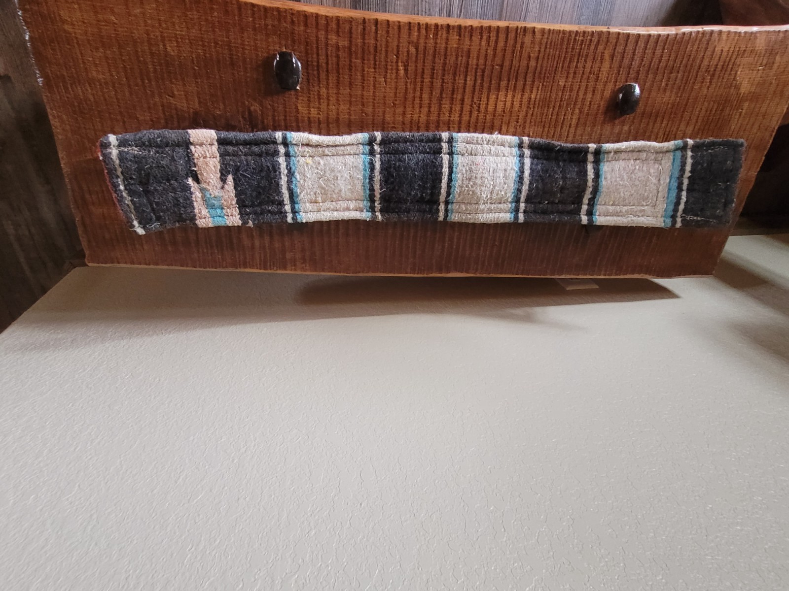 Western Girth 33" , 5" wide Navaho with Torqoise