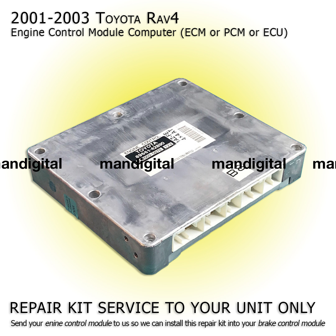 2001 2002 2003 TOYOTA RAV4 Engine Computer Module PCM ECM ECU Repair Service