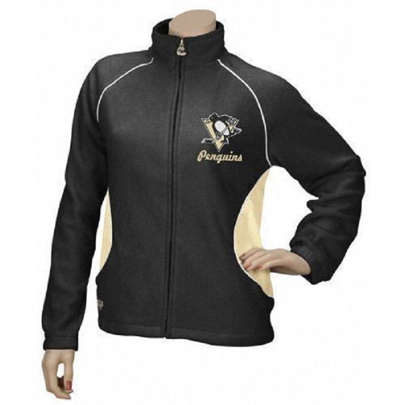 Pittsburgh Penguins Reebok NHL Women's Overlay Micro Fleece Jacket
