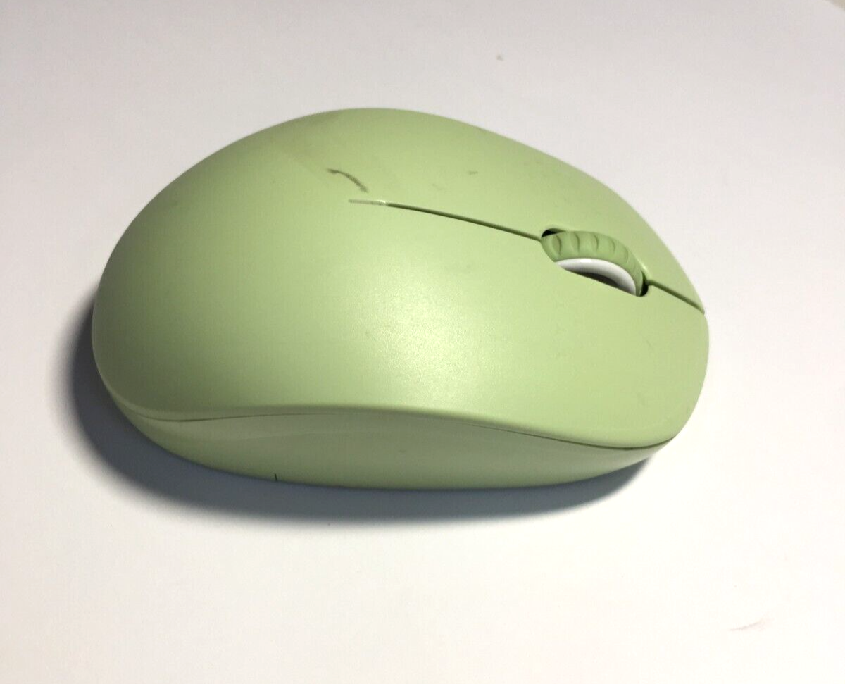 Seenda Noiseless Wireless Mouse with USB Receiver PC Laptop - Mint Green