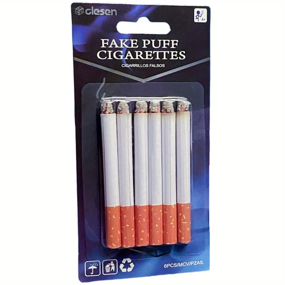 CLESEN Fake Cigarettes,3.25 Inch Puff Cigarettes(Pack of 3.25in, White