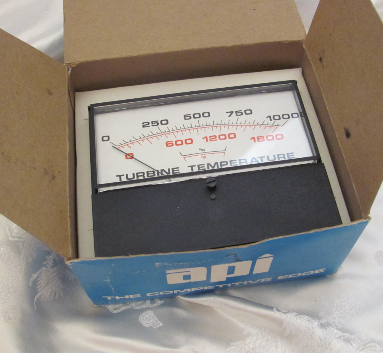 API Turbine Temperature Meter Gauge Vintage Panel Instrument NIB #25000097-8