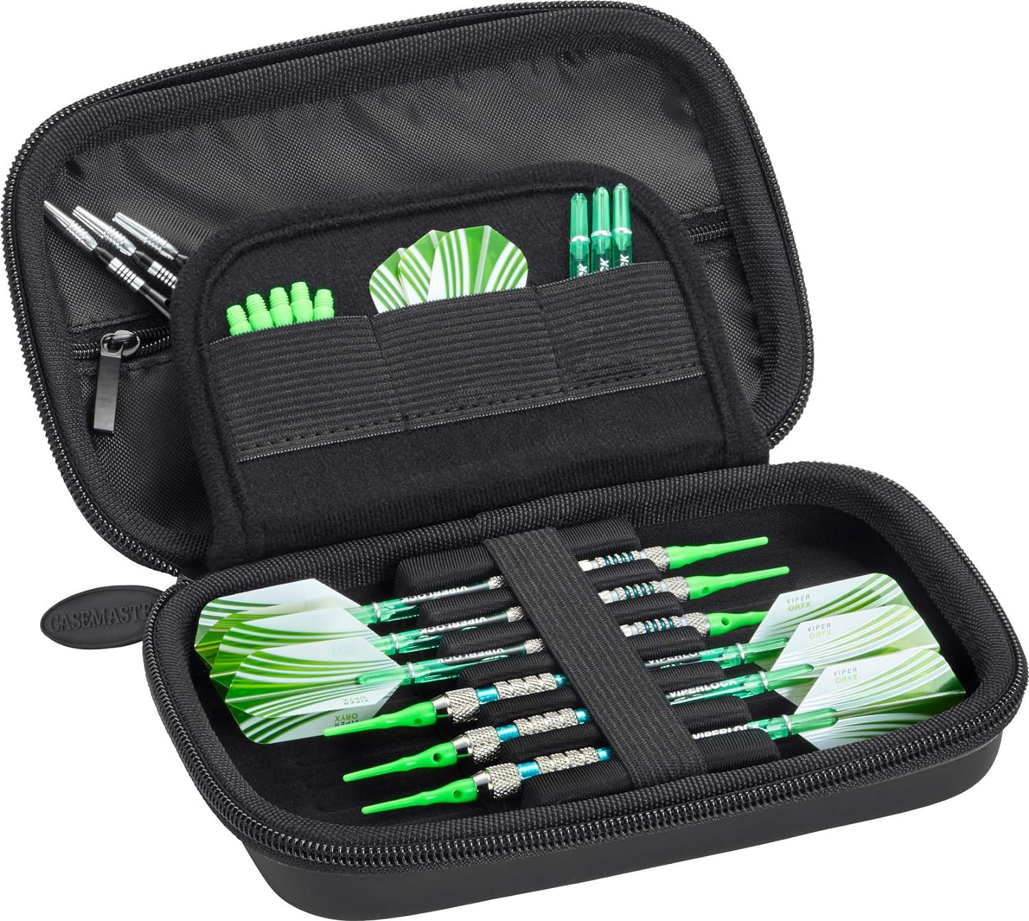 Sentinel EVA Foam Shell Dart Case, Holds 6 Darts and Extra Accessories, Tips, Sh