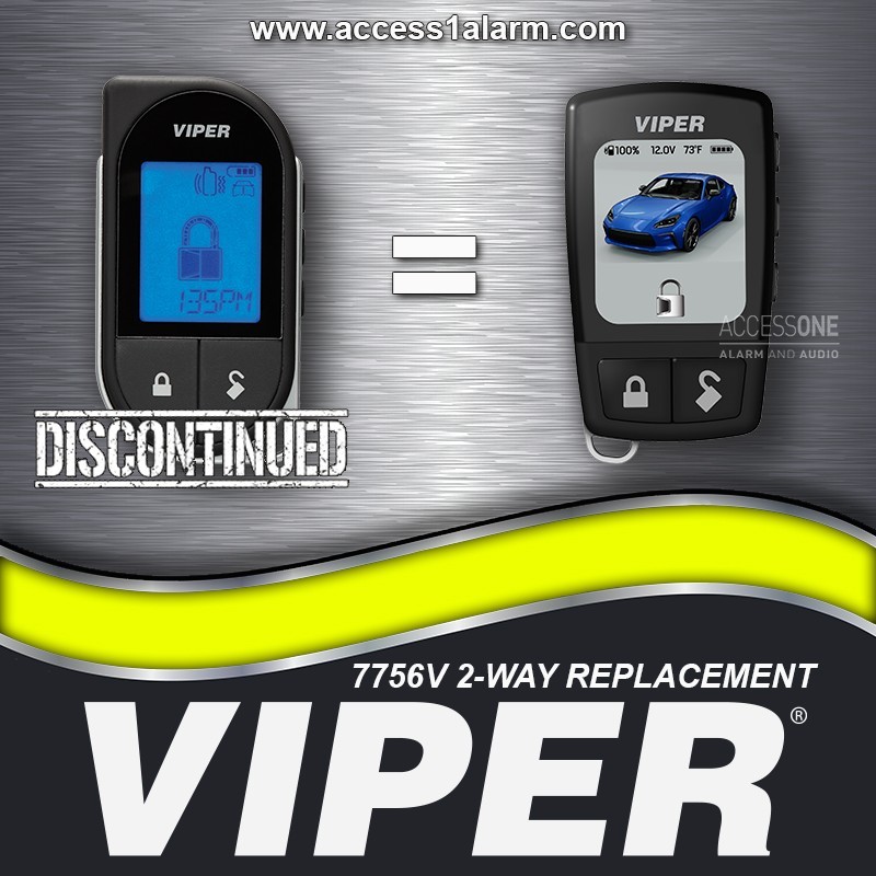 Viper 7756V 2-Way 1-Mile LCD Replacement The New Color 2-Way 7957V For The 5606V