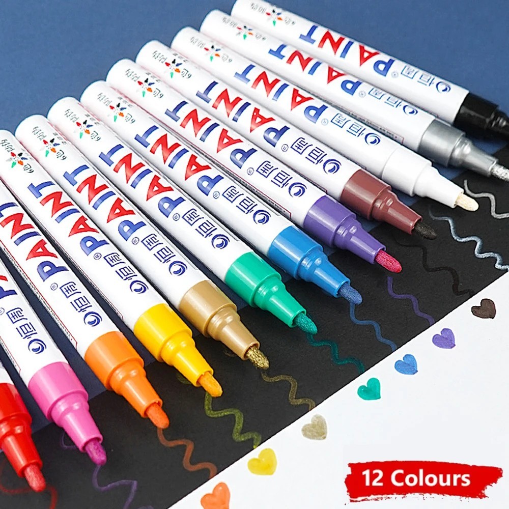 TOYO Oil Based Paint Pen, Waterproof Marker Car Tire Pen