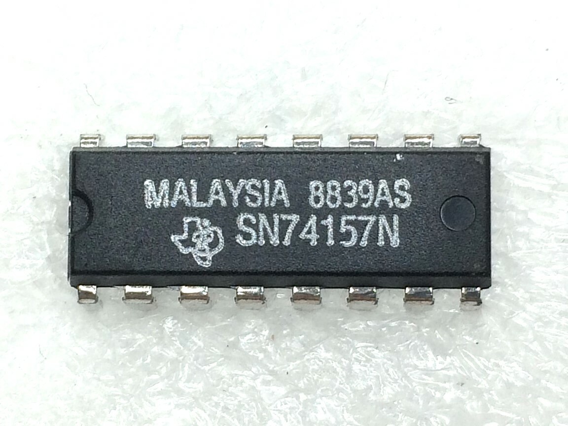 SN74157N TI 74157N IC Multiplexer 1-Element Bipolar 8-IN 16-Pin PDIP 6 PIECES