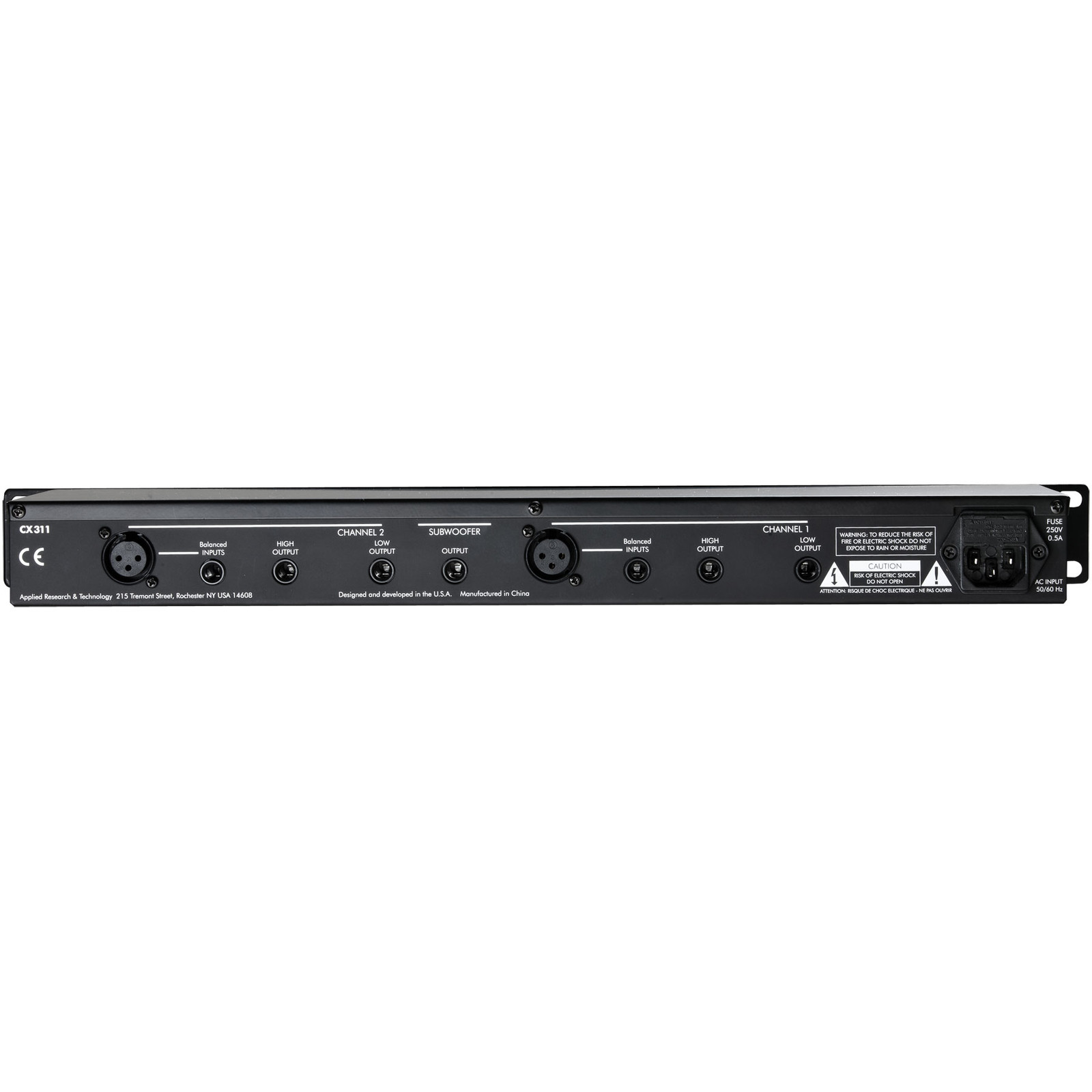 ART CX311 Stereo 2-Way Crossover with Sub Out