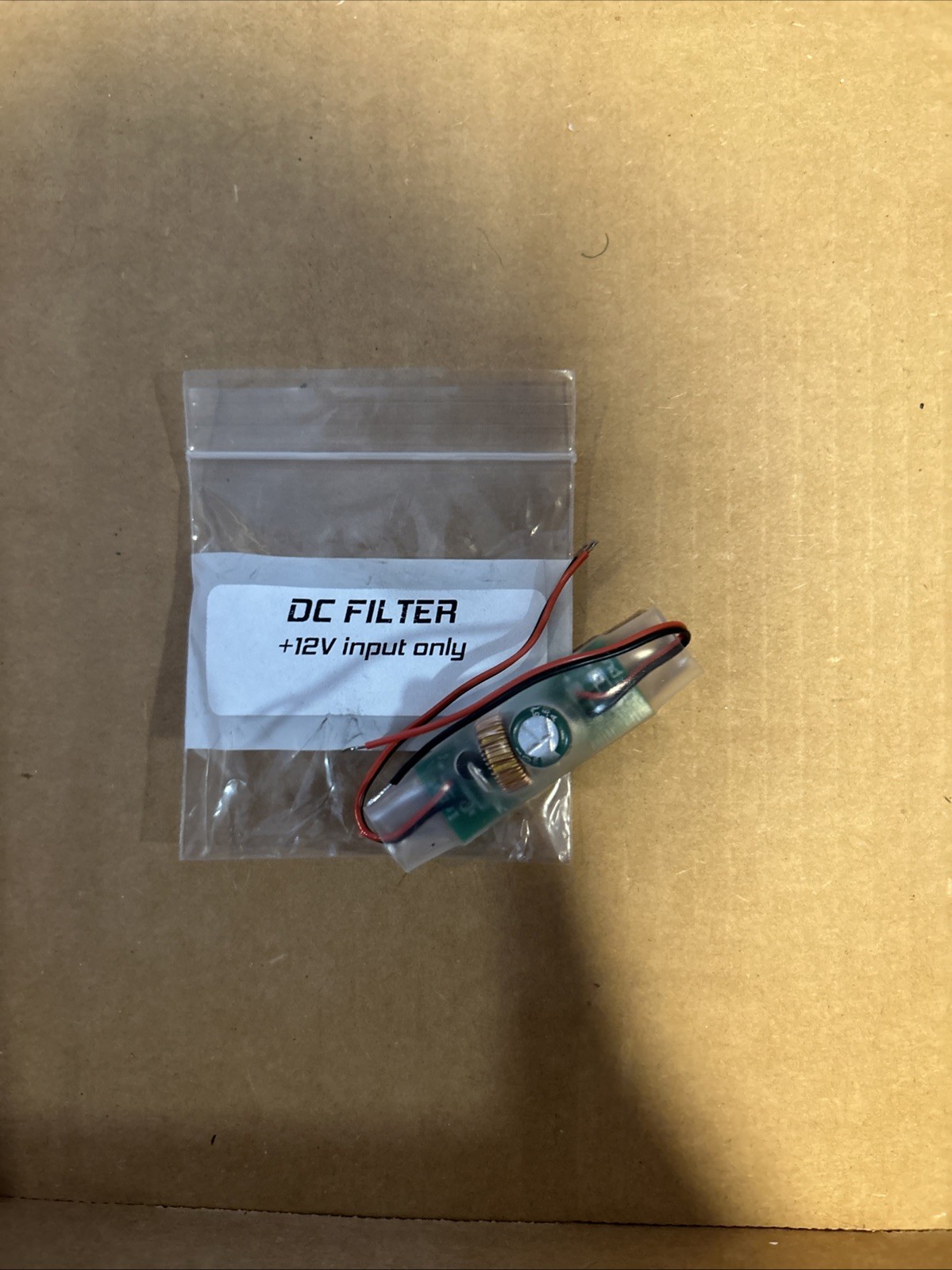DC Filter | + 12 Input Only