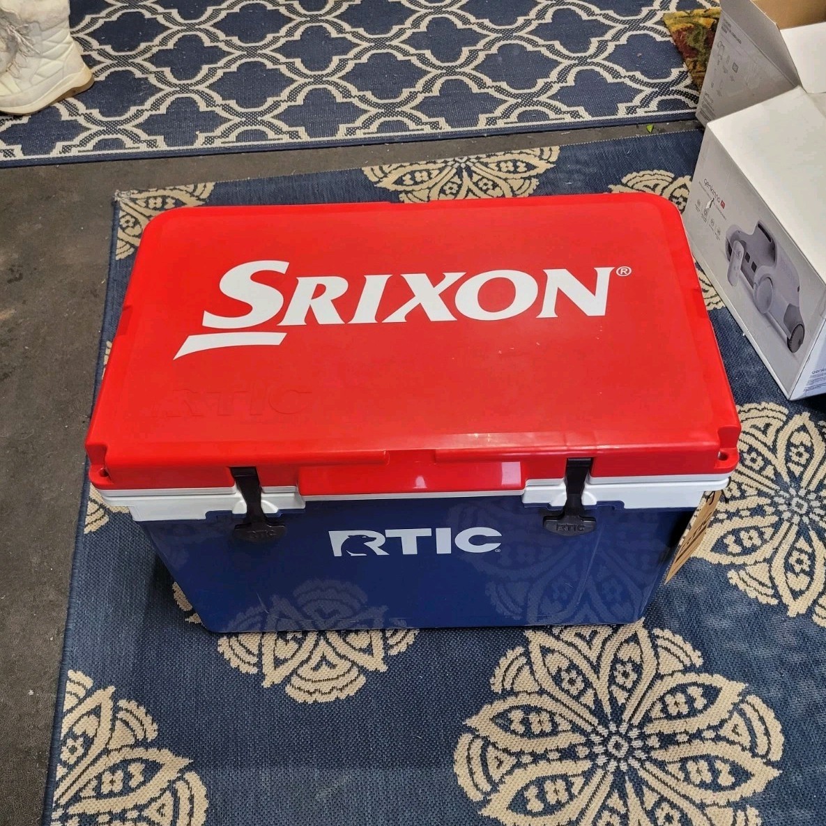 Srixon cooler - RTIC Outdoors Ultra Light 52 qt Cooler Red Blue White - New