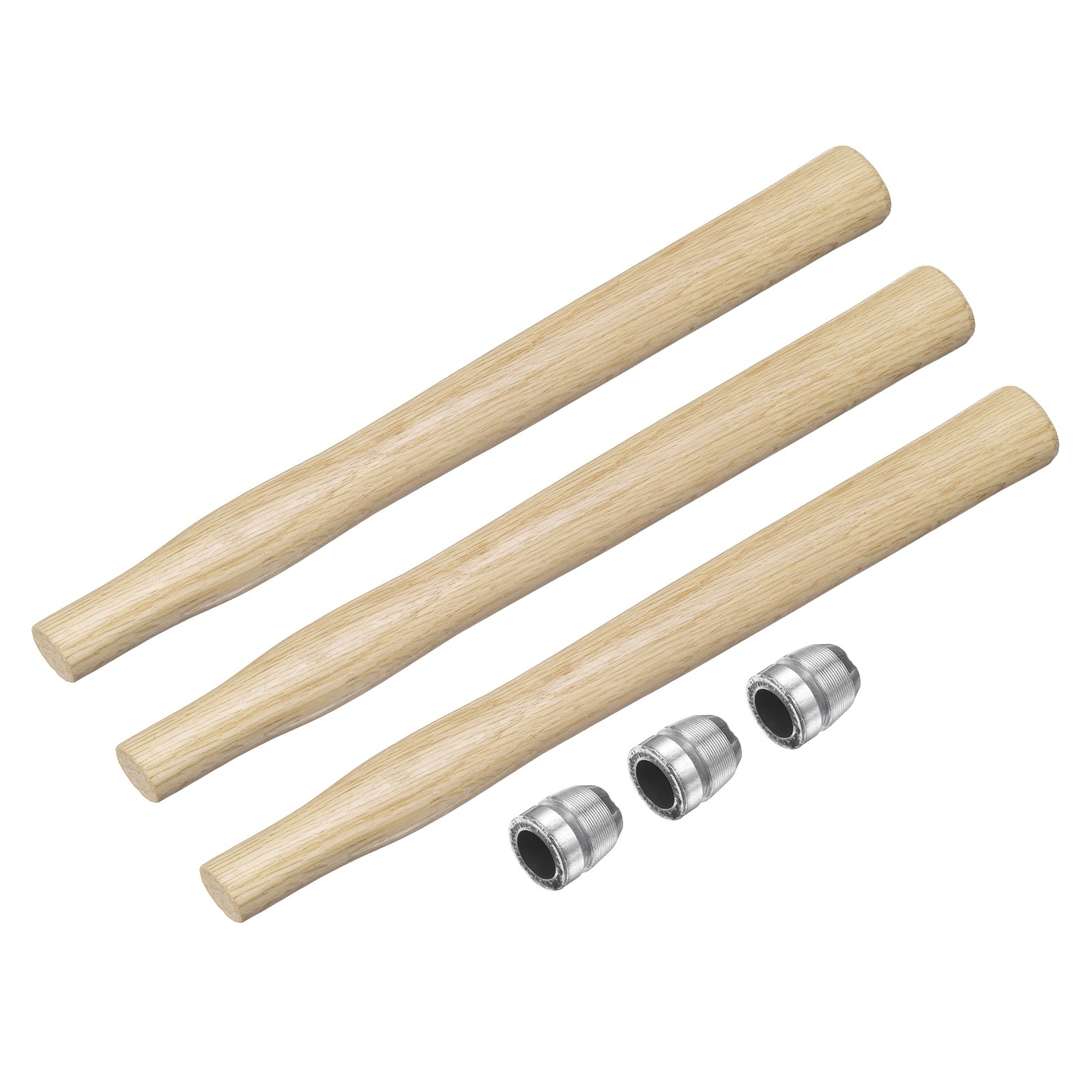 3pcs Wood Sledge Hammer Handle 15.4" Hammer Wooden Replacement Handles,