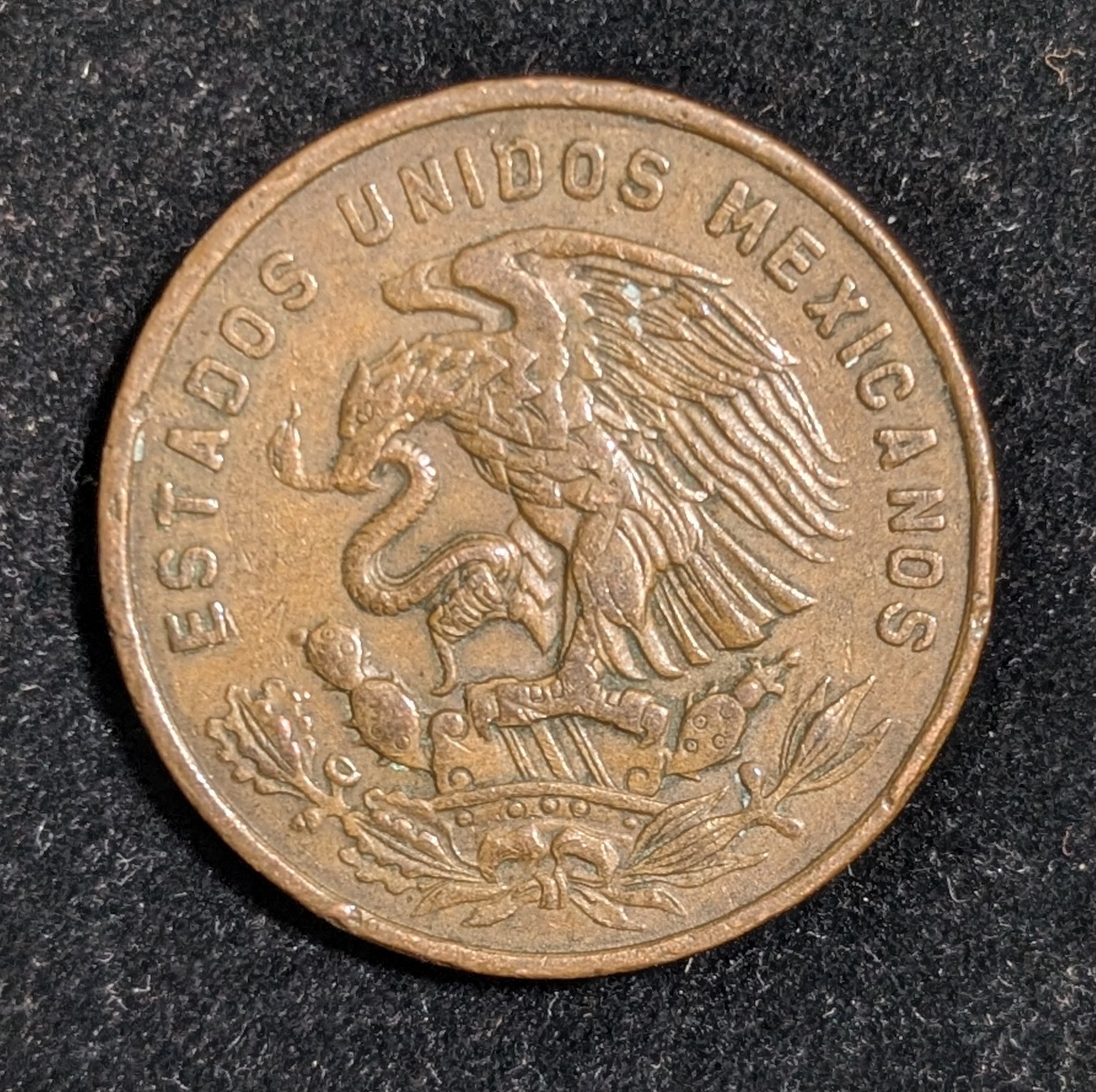 1964 Mexico 20 Centavos Circulated KM# 440