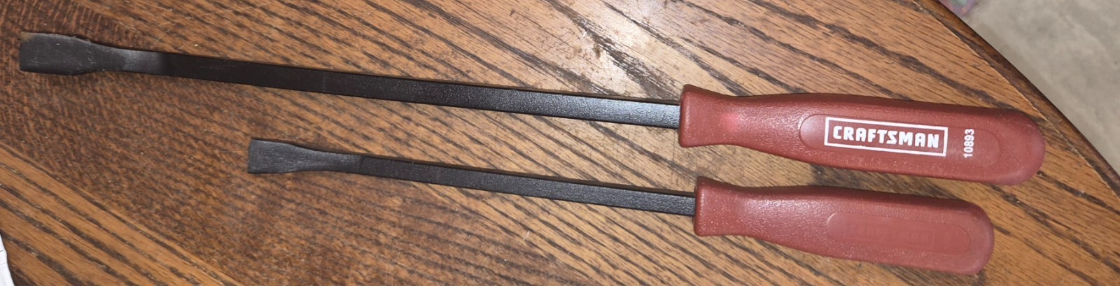 Vintage USA made craftsman pry bars NEW OLD STOCK 12" & 18"