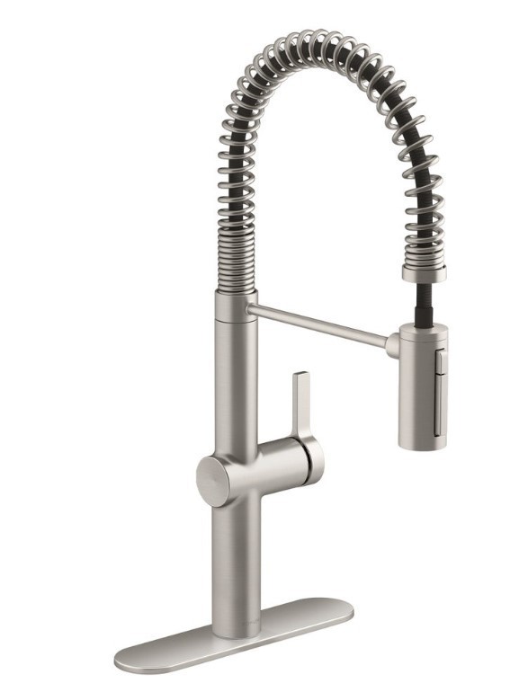 Kohler Haku R38475-LVS Semi-Professional Pull-down Kitchen Faucet Stainless Stee