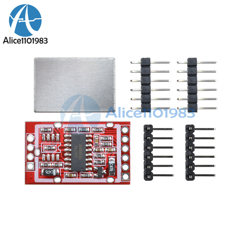 Weighing Sensor AD Module Dual Channel 24-bit A/D Conversion HX711 Shieding AL