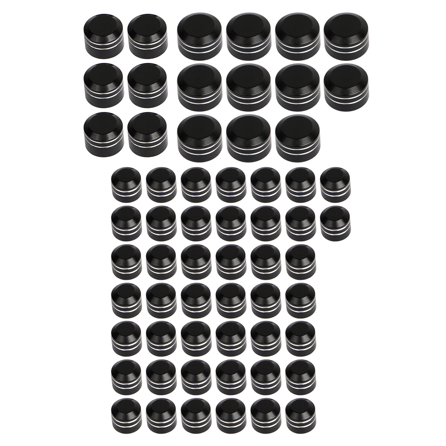Aluminum Engine Bolt Caps Cover Kit For Harley Road Glide FLTR EFI FLTRI 99-2006