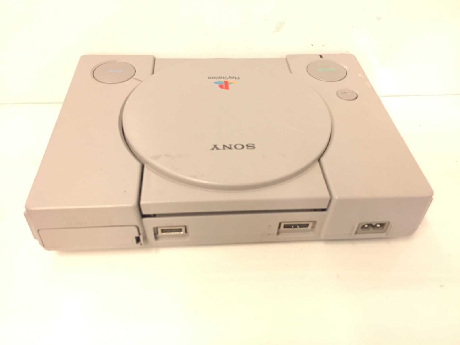 Sony PlayStation 1 PS1 Console SCPH-7501 Blue DualShock Controller 11 Games Read