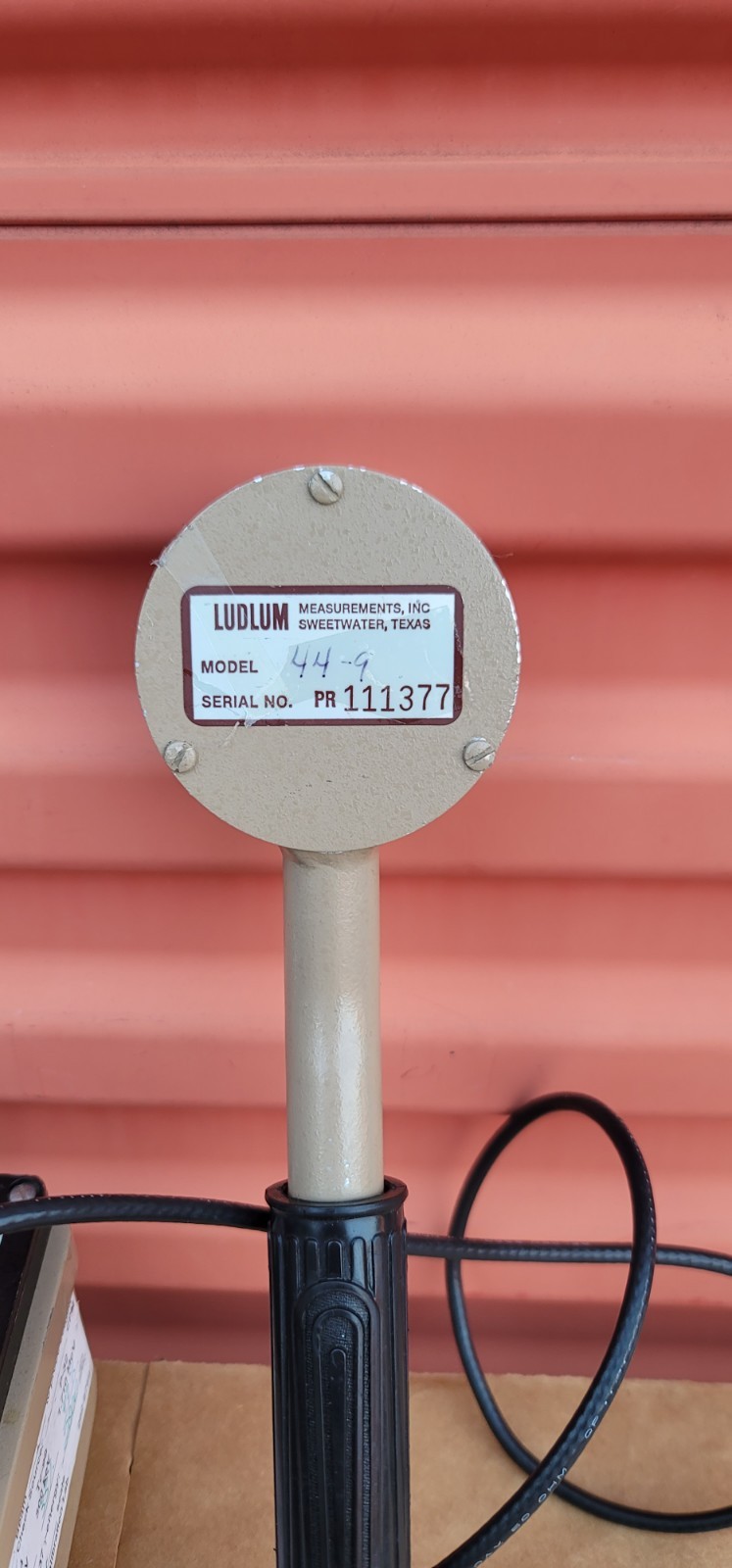 Ludlum Model 3 Survey Meter CPM 44-9