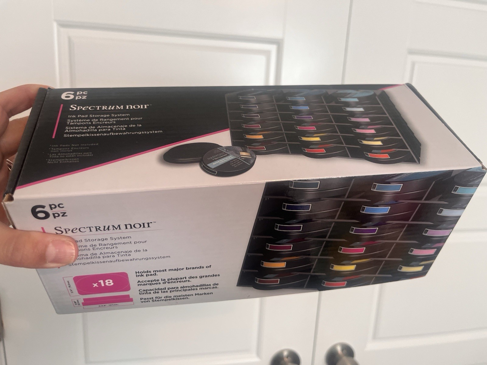 LOT - 3 Spectrum Noir Ink Pad & Marker Storage Organizer Sets - holds 54 inkpads