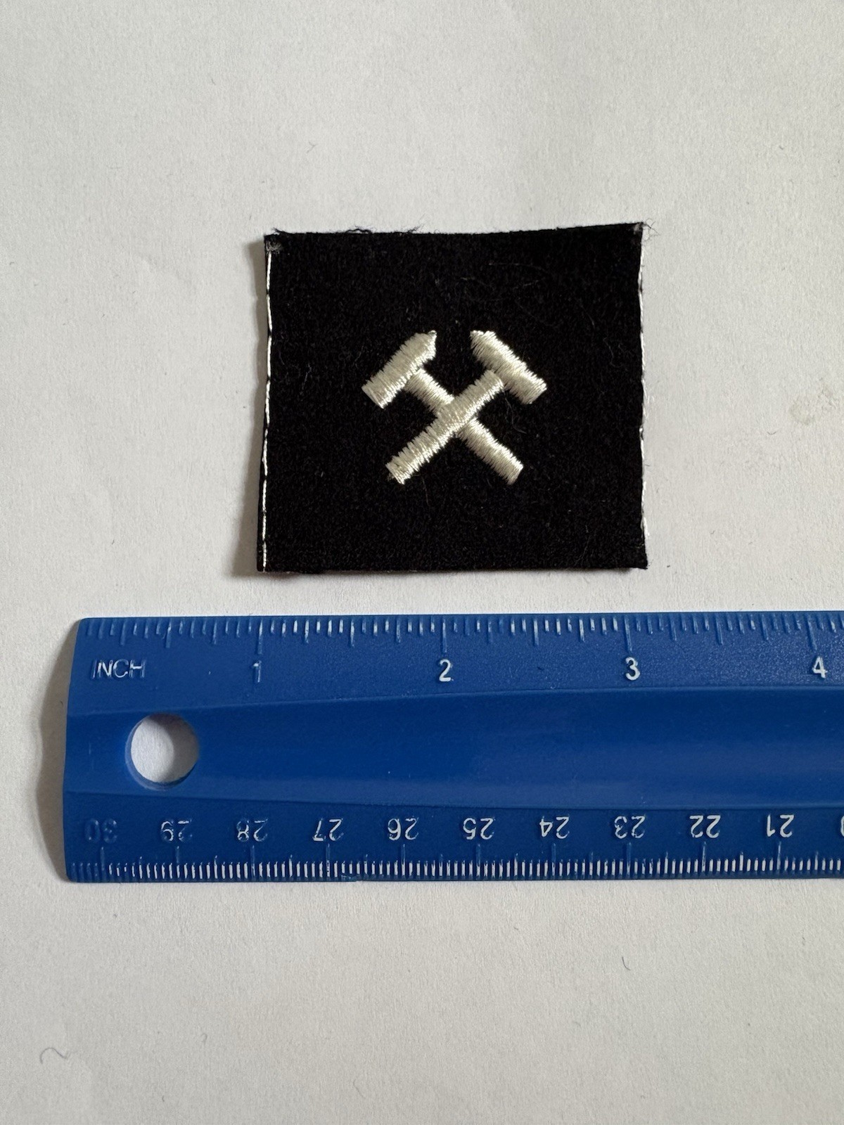US Navy USN Shipfitter Black Job Rating Insignia Striker Patch INV12728